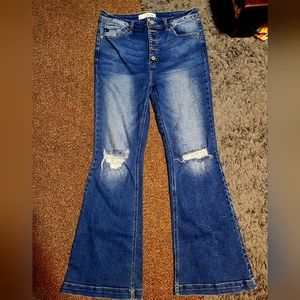 Kancan Flare blue jeans...gently worn....